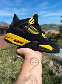 New Nike Air Jordan 4 Retro Thunder Eu 44