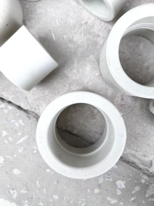 Коліно, муфти, зєднання під пайку Rozma,Tebo 63,40мм