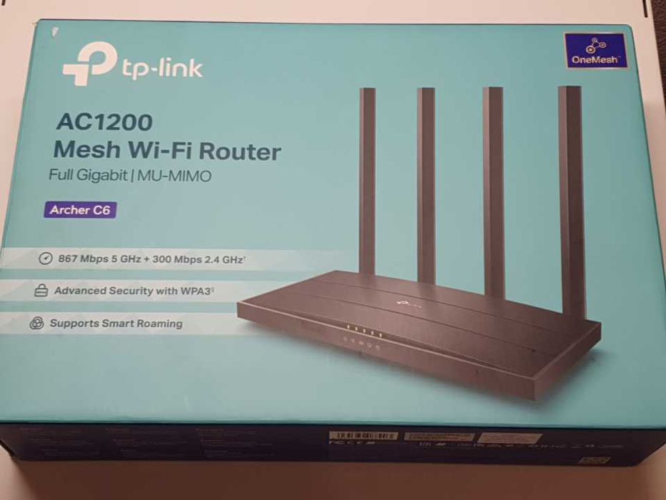 Router Tp-Link AC1200 Archer C6 Sk
