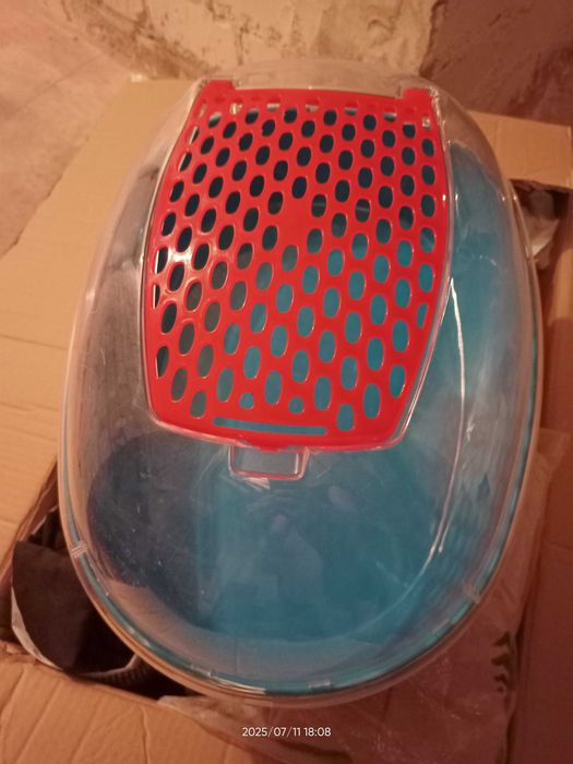 Akwarium z wyposażaniem dla chomika