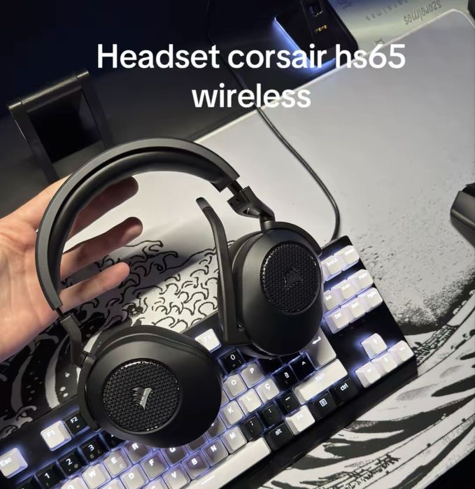 Headphones corsair hs65 wireless