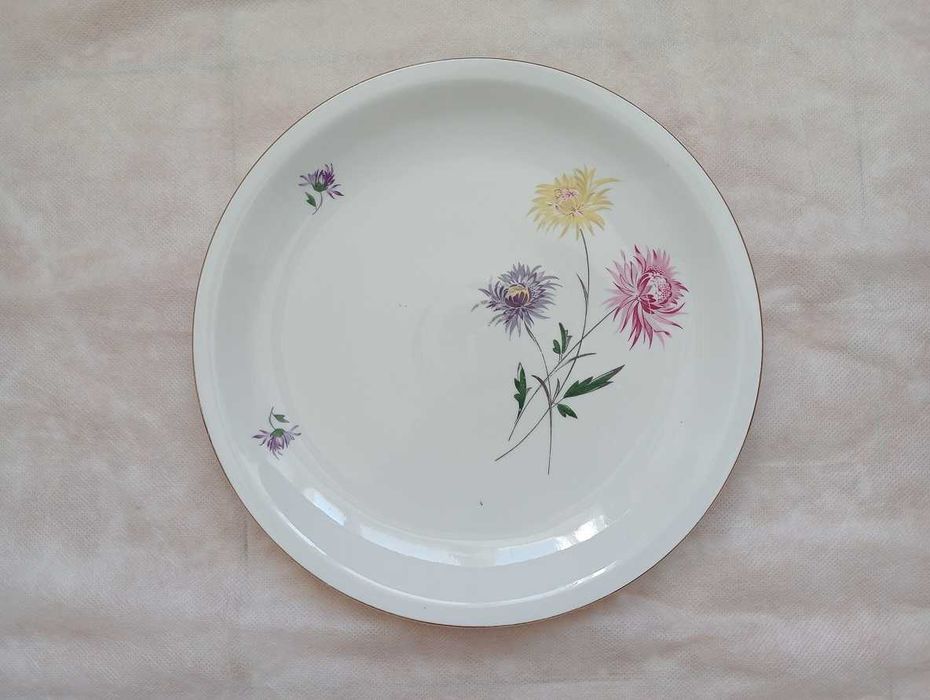 Блюдо "Цветы" (Freiberger GDR ГДР)