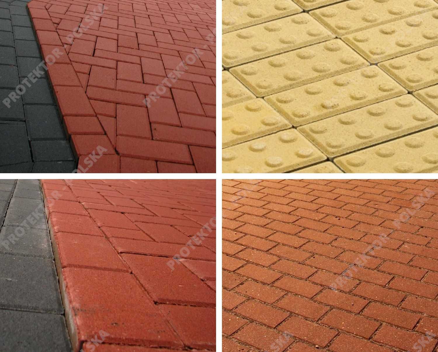 kostka brukowa HOLLAND techniczna chodnik prostokąt parking tetris