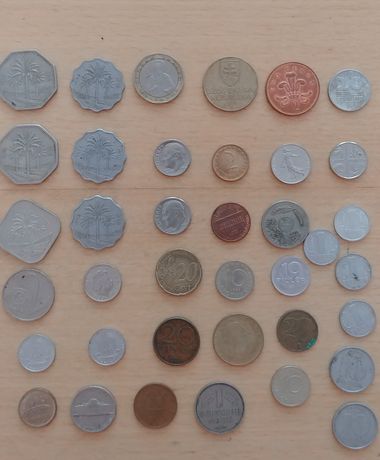 zagraniczne monety, bony, kolekcja