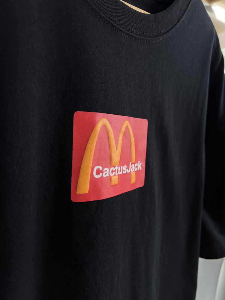 Футболка Travis Scott x McDonalds Cactus Jack Black