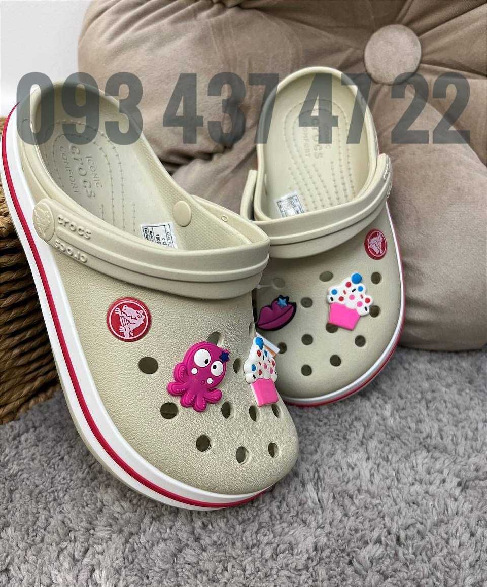 Дитячі Крокси Сабо Crocs Crocband Kids Clog Джибітси Хіт Продажів