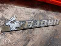 Emblemat Rabbit Aluminiowy RARYTAS (golf 1, golf 2, USA )