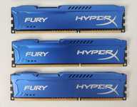 3x HyperX Fury RAM DDR3  4gb 1600mhz