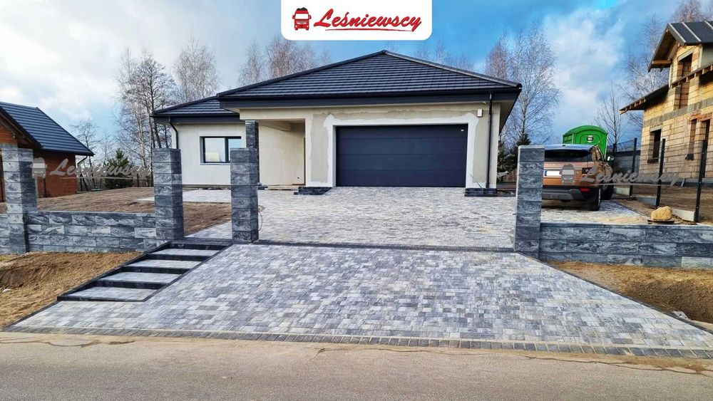 Kostka brukowa via tres inverno na podjazd i taras PROJEKT GRATIS