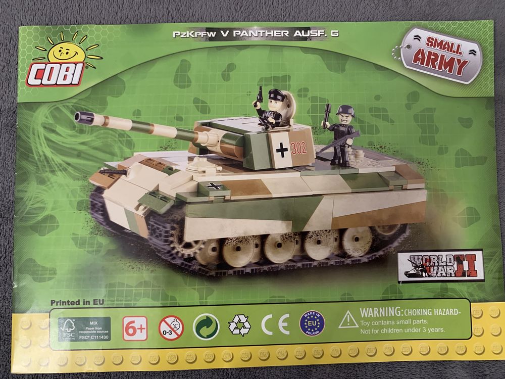 Klocki cobi czołg Panther cobi13