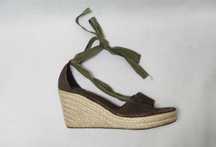 Espadryle damskie koturnie skórzane ACTIVEWEAR 37 24,0 cm BD0058