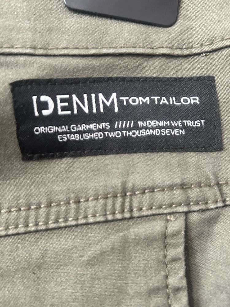 Spodnie męskie bojówki kolor khaki  Tom Tailor nowe rozm 2XL