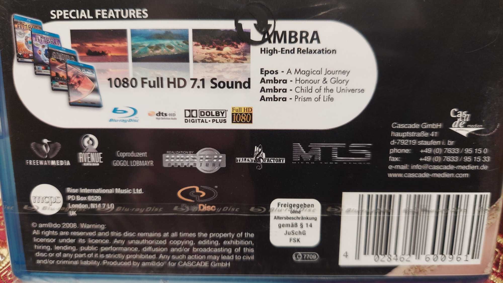 Nisha Kataria na Blu-ray + DVD + CD Michael Jackson, Timbaland, Ambra