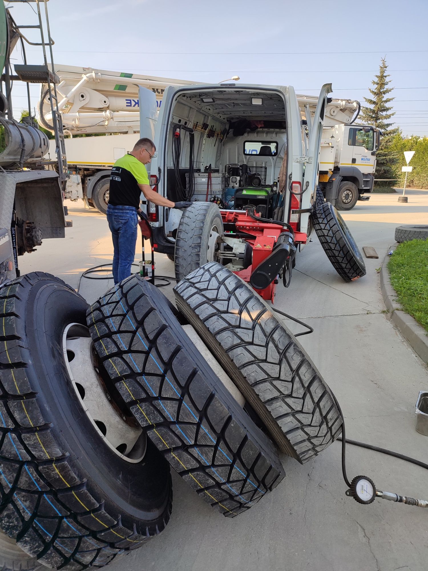 [880 netto] 315/80r22.5 Agate HF768 Opony Budowlane Ciężarowe Mocne