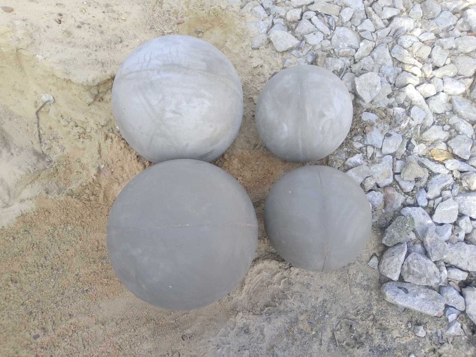 Kula betonowa ogrodowa cementowa 20cm pełna kule ozdoba na ogrodzenie