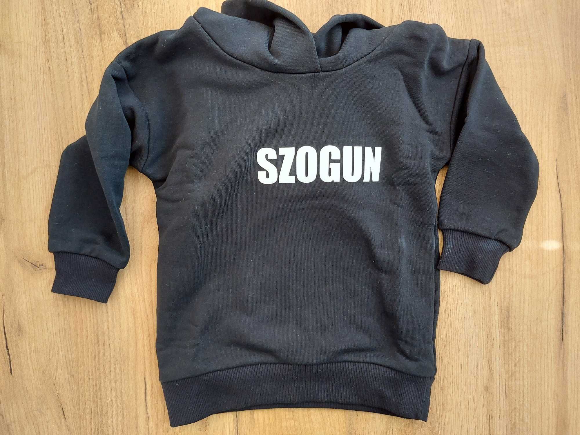 Bluza dzięcięca czarna z kapturem
