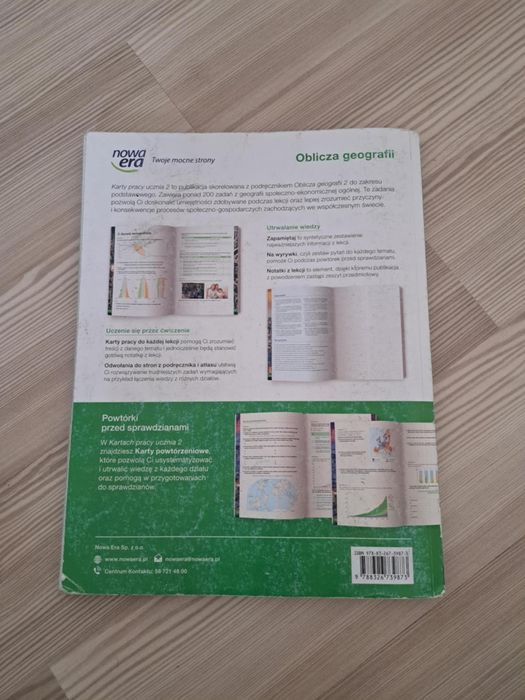 Oblicza geografi karty pracy