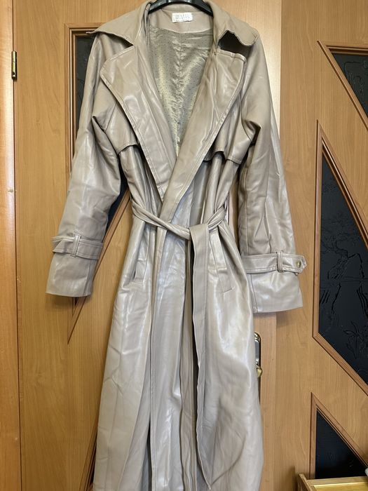 Тренч з еко шкіри  розмір універсальний