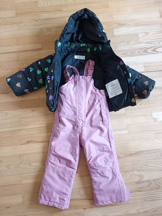 Kurtka zimowa H&M, spodnie zimowe 92 komplet zimowy