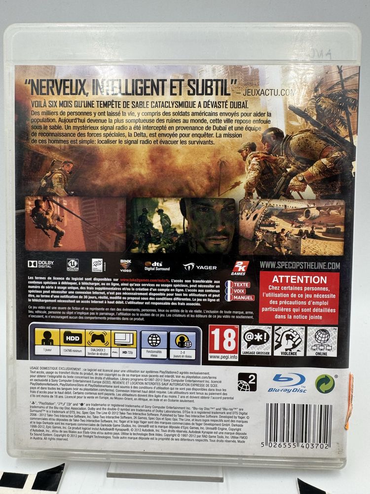 Ang Spec Ops The Line Ps3 Gwarancja