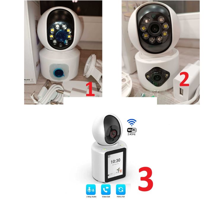 4MP, IP-камера Wi-Fi, двойной объектив, icsee, + 2MP, Монитор V360 Pro