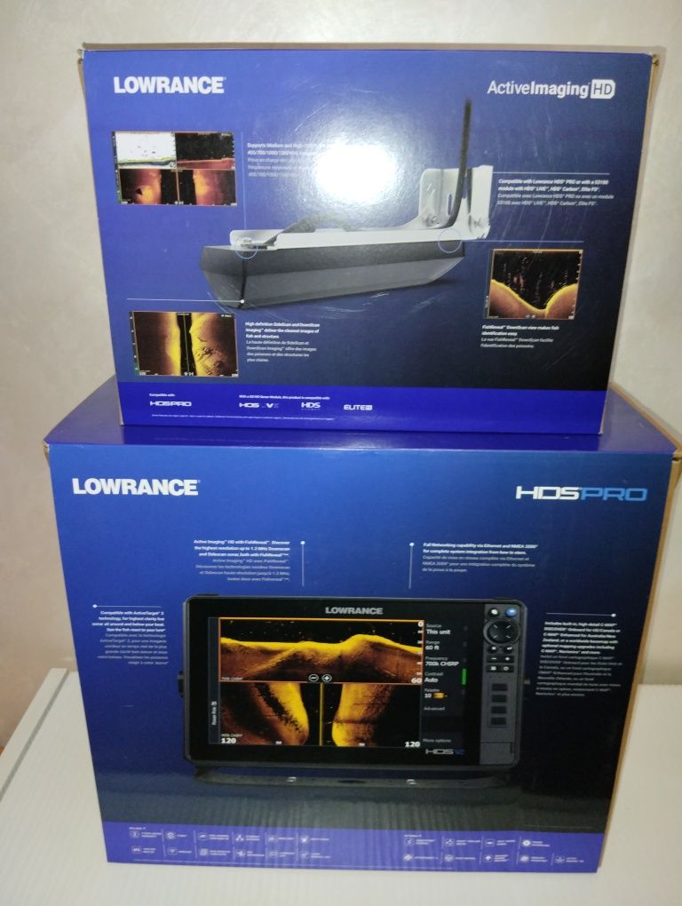 Эхолот Lowrance HDS-16,12,10,9 Pro с датчиком Active Imaging HD