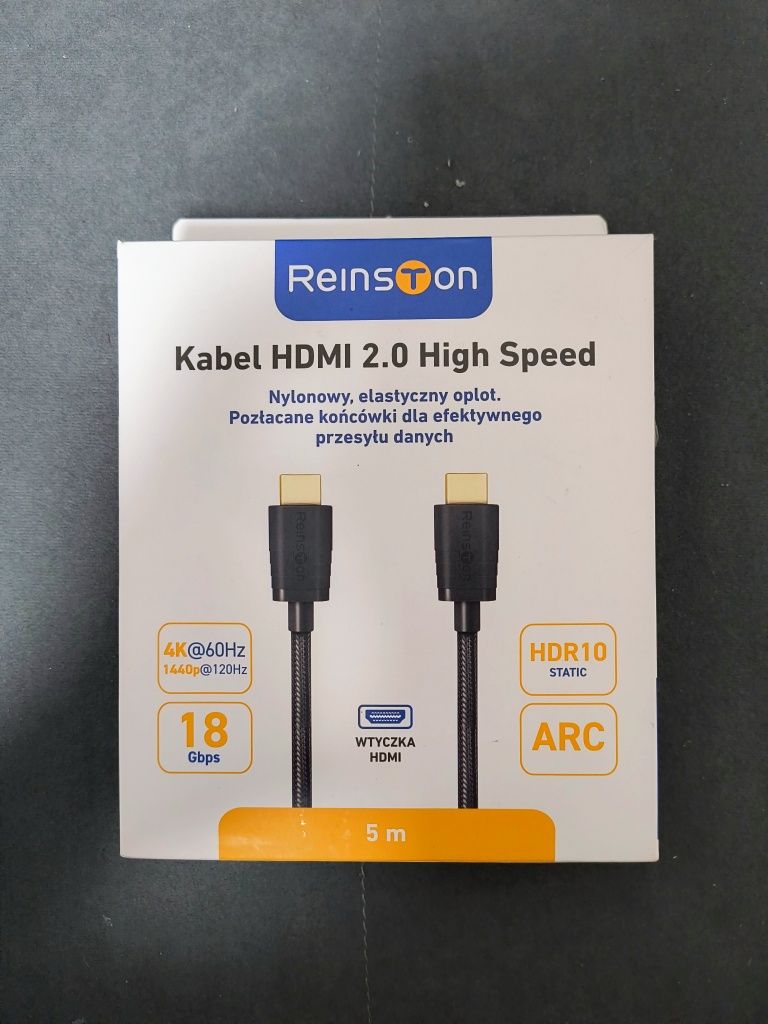 Kabel HDMI 5m z paragonem na 100 zł