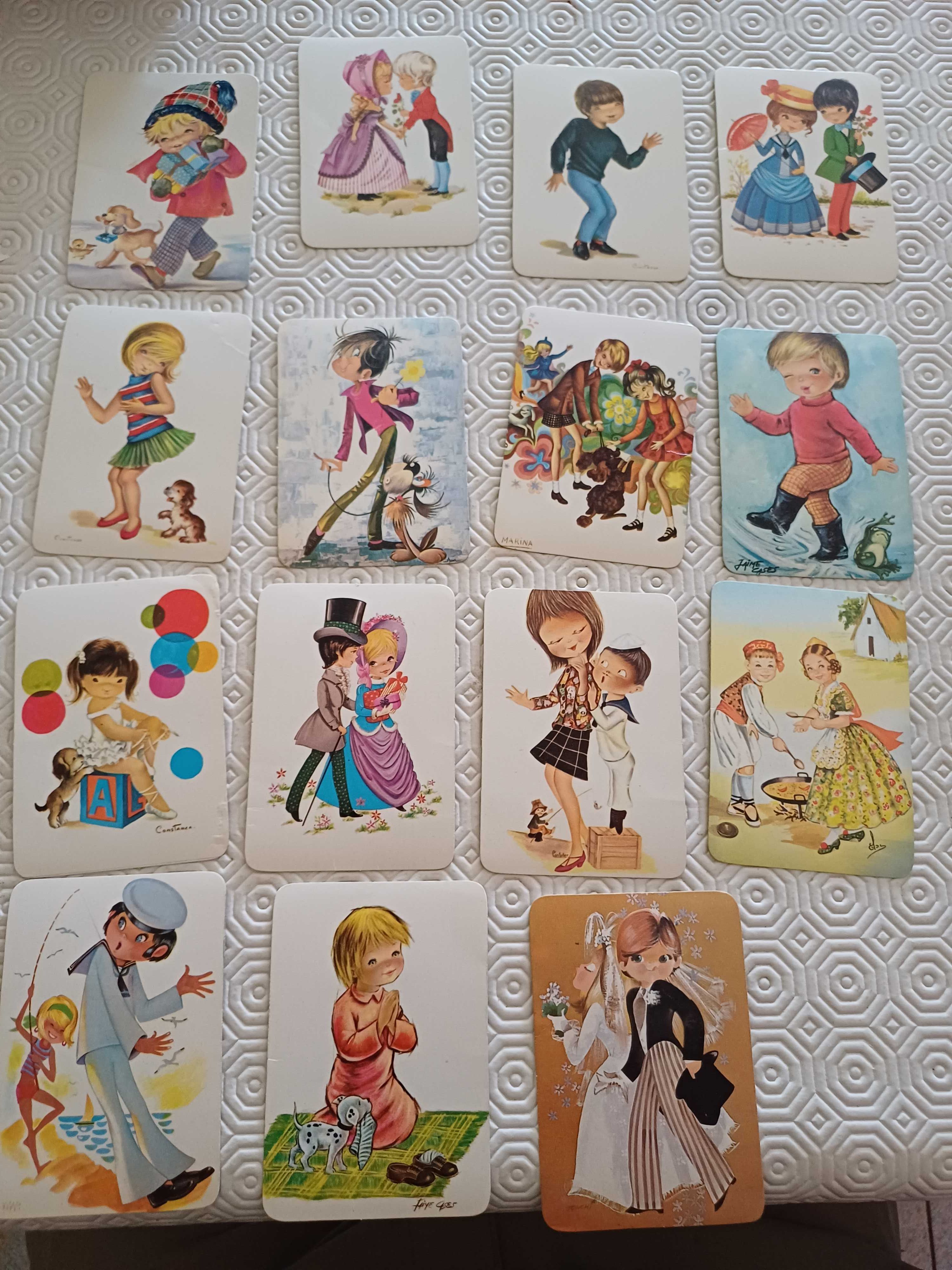 Coleção de calendários ano 1985