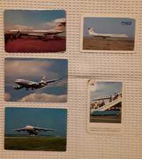 Calendários de bolso Aeroflot (1981,1985,1996)