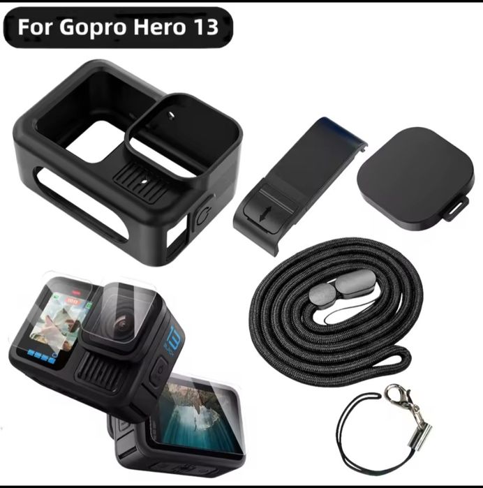Gopro 13 захисний чохол скло + аксесуари на GoPro 13