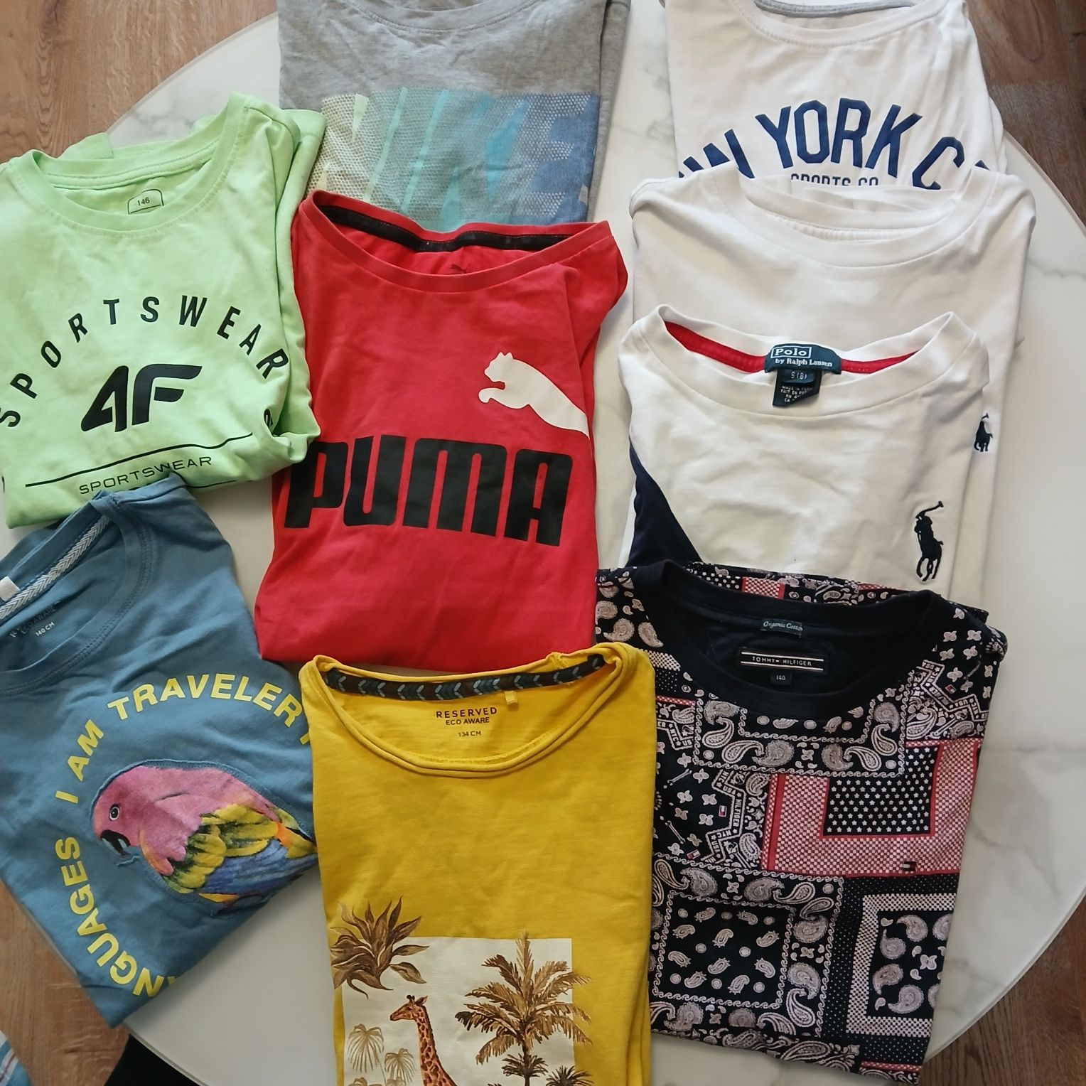 Paka koszulek nike polo tommy 15sztuk