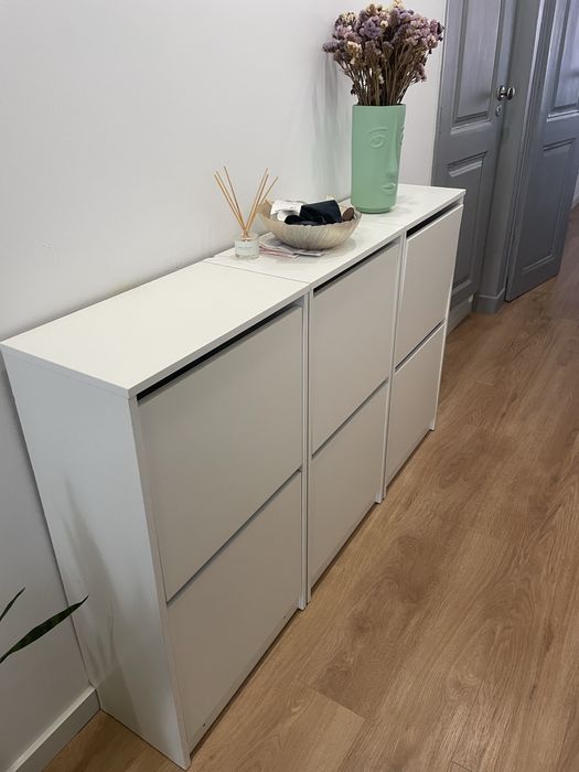 Sapateiras BISSA IKEA branco 3uni
