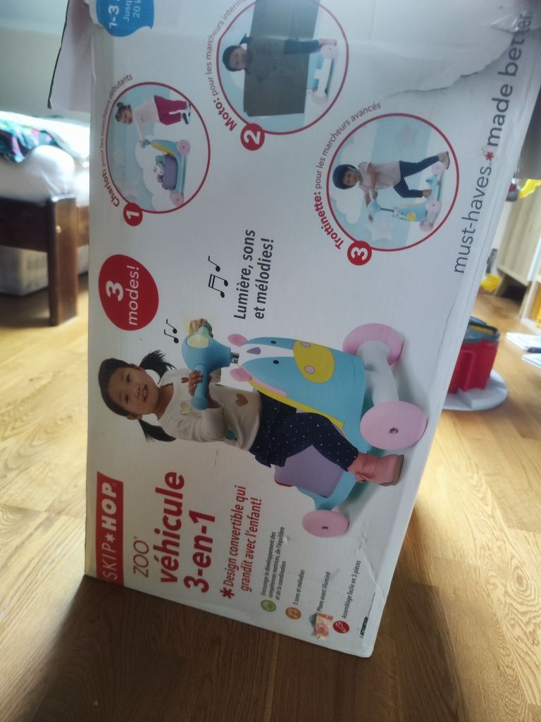 Skip Hop - Rowerek biegowy 3w1 ZOO jednorożec
