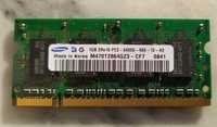 Memórias: 4x 1 Gb PC2 6400S SODIMM 200 pinos