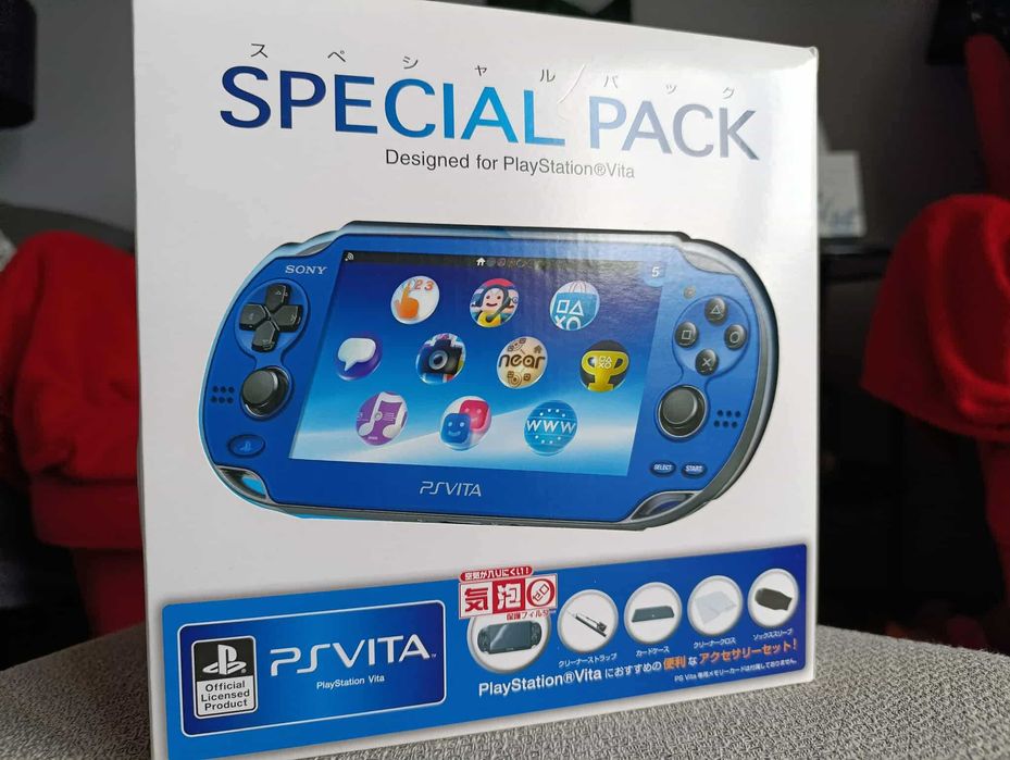 PsVita Saphirre Blue Special Pack
