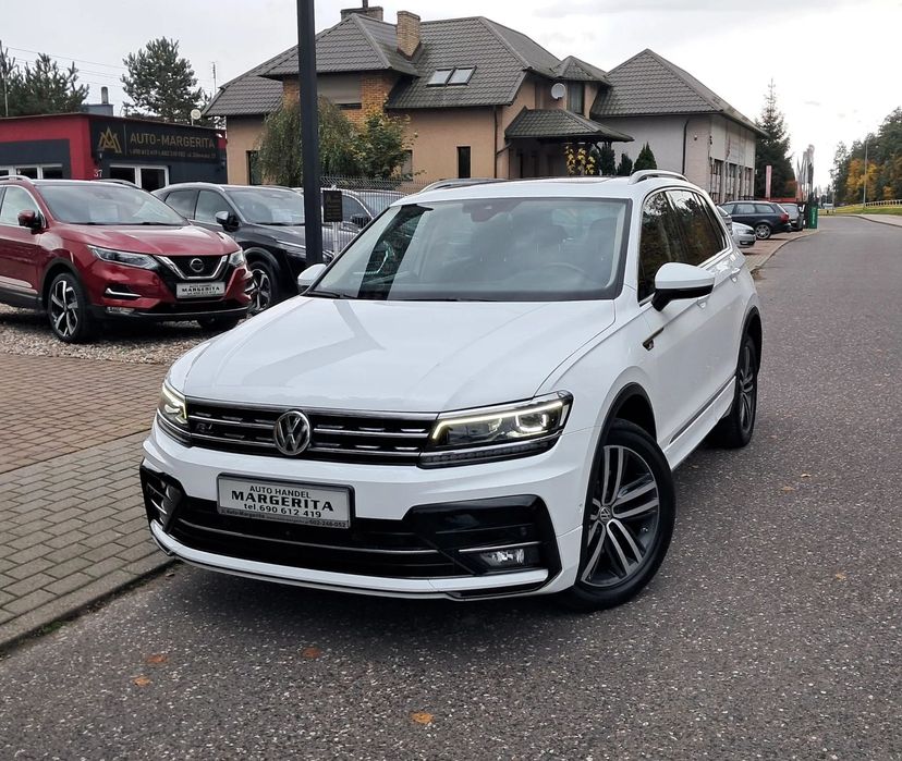 Volkswagen Tiguan 2.0TDI*240KM*R-line*FULLOPCJA*Kamera360*Navi*FuLLed*Skóry*Panorama*4x4