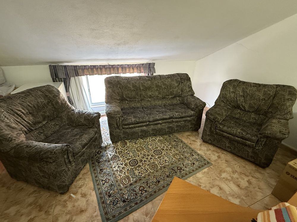 Conjunto 3 sofás (sofa cama)