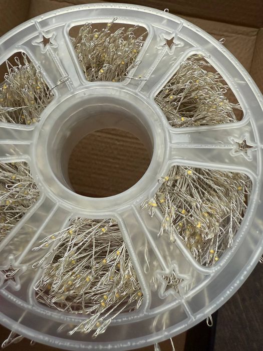 Гірлянда мішура на ялинку 50 м  (1500 ламочок)