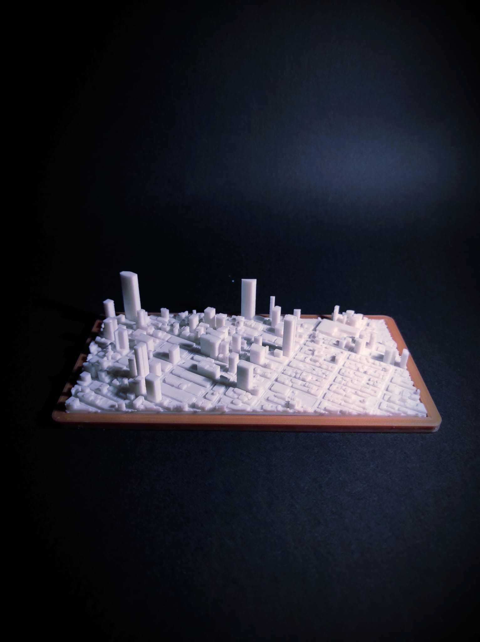 Mapa de Cidade 3D com Relevo (Topográfico)