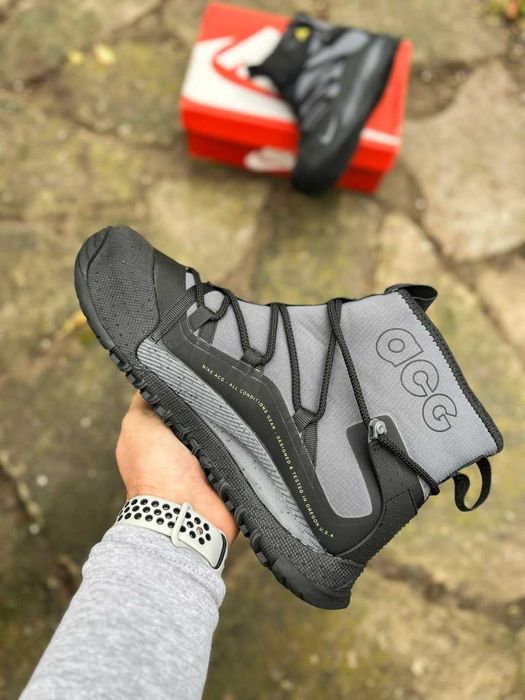SALE! Nike ACG Air Terra Antarktik Fur (Gore-Tex) Black/Grey 36-46 асг