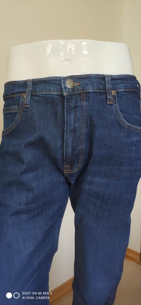 Lee Rider Slim Deep Water męskie jeansy rozm 36/32