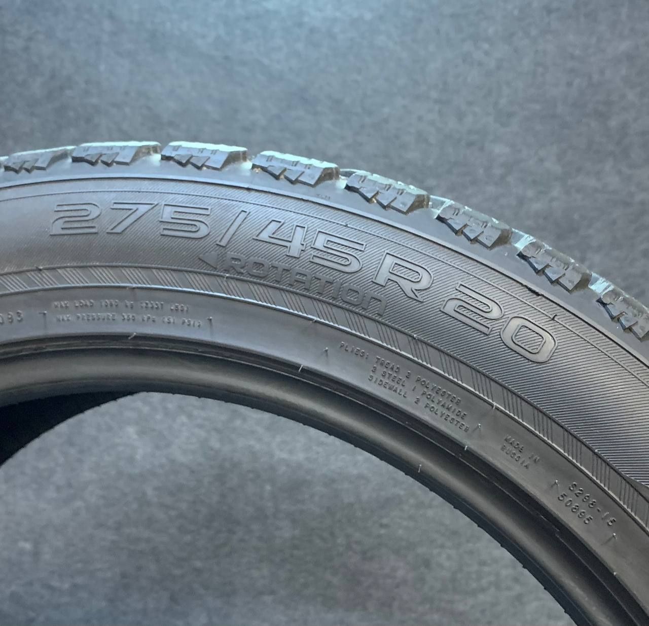 275/45R20 Nokian. 2019р. 7+мм. 4шт.