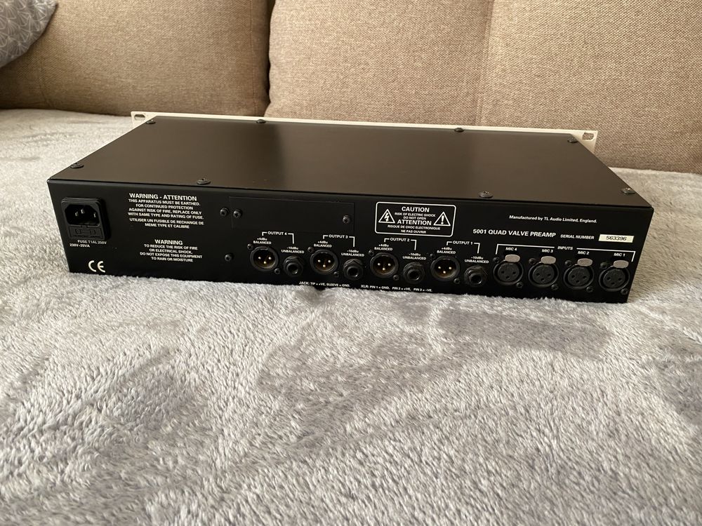 TL Audio Ivory PA-5001 4Channel Tube Preamp