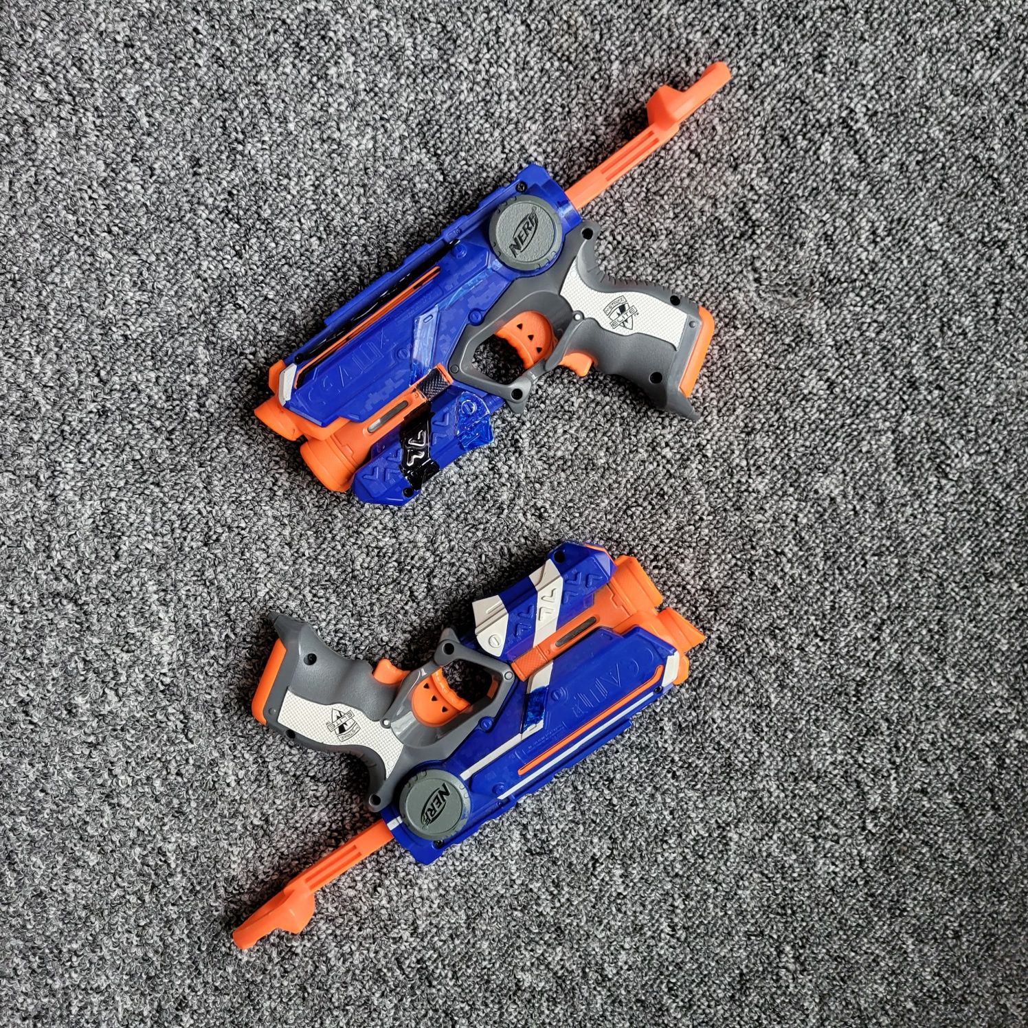 Nerf zestaw TwinShock + RapidStrike+2x FireStrike+LOTKI