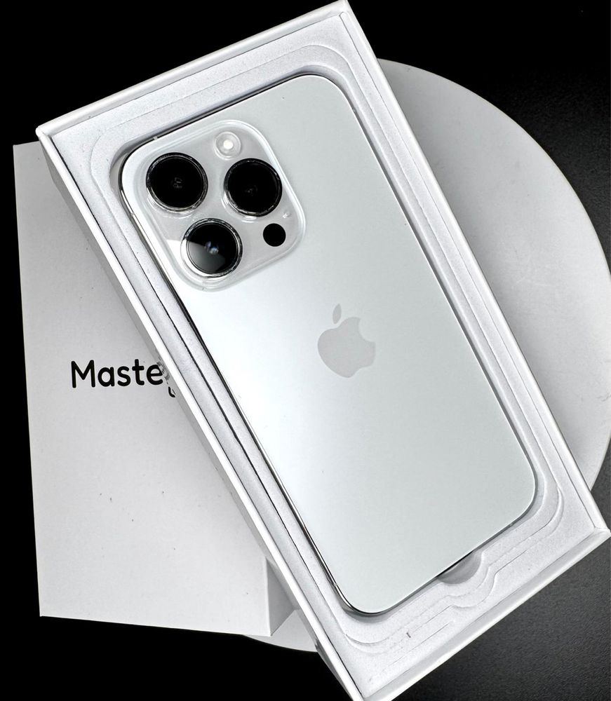 Apple iphone 14 pro 128gb silver jak nowy 100% bat 6msc gwar
