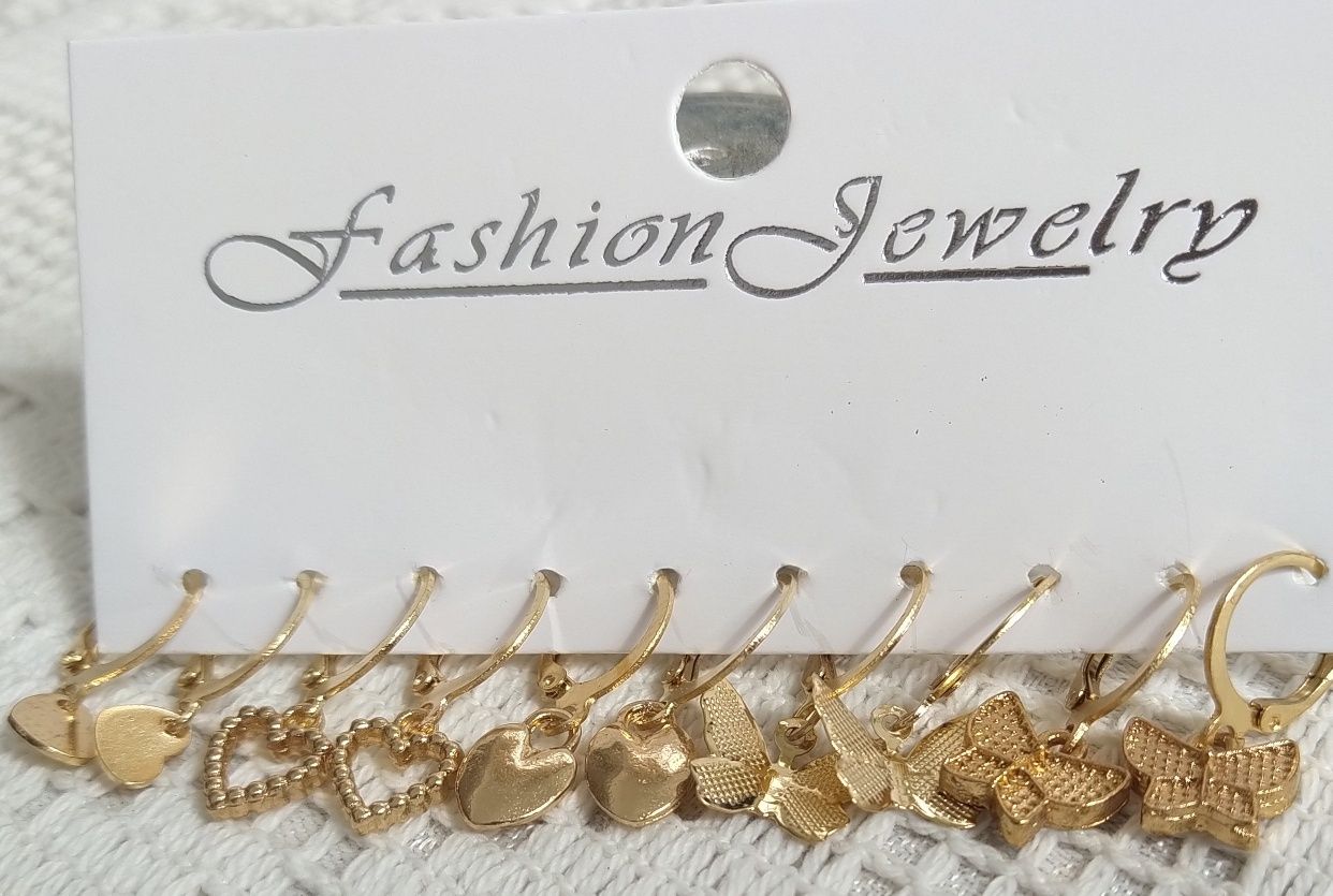 Brincos novos - 6 pares = 1,00€
