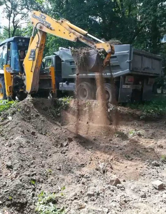 БЫСТРО! Уборка участок Экскаватором лопатами+Вывоз Камаз Демонтаж