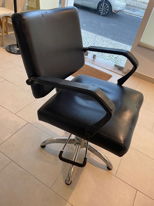 Cadeira hidráulica cabeleireiro profissional