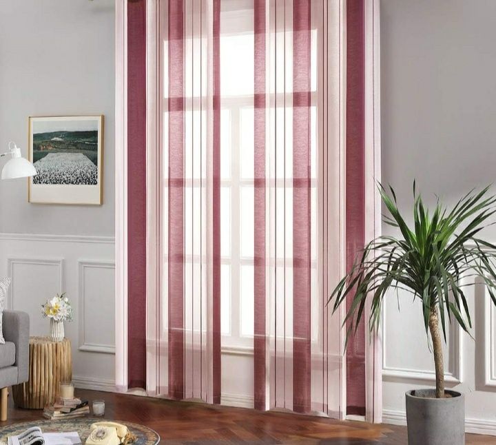 Zasłony Miulee na żabki 140-245 cm