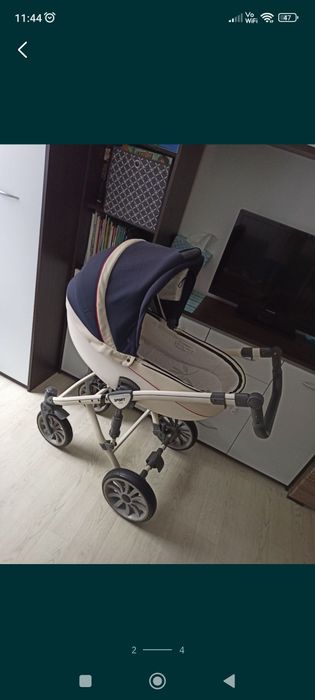 Wózek Anex Sport + spacerówka i akcesoria
